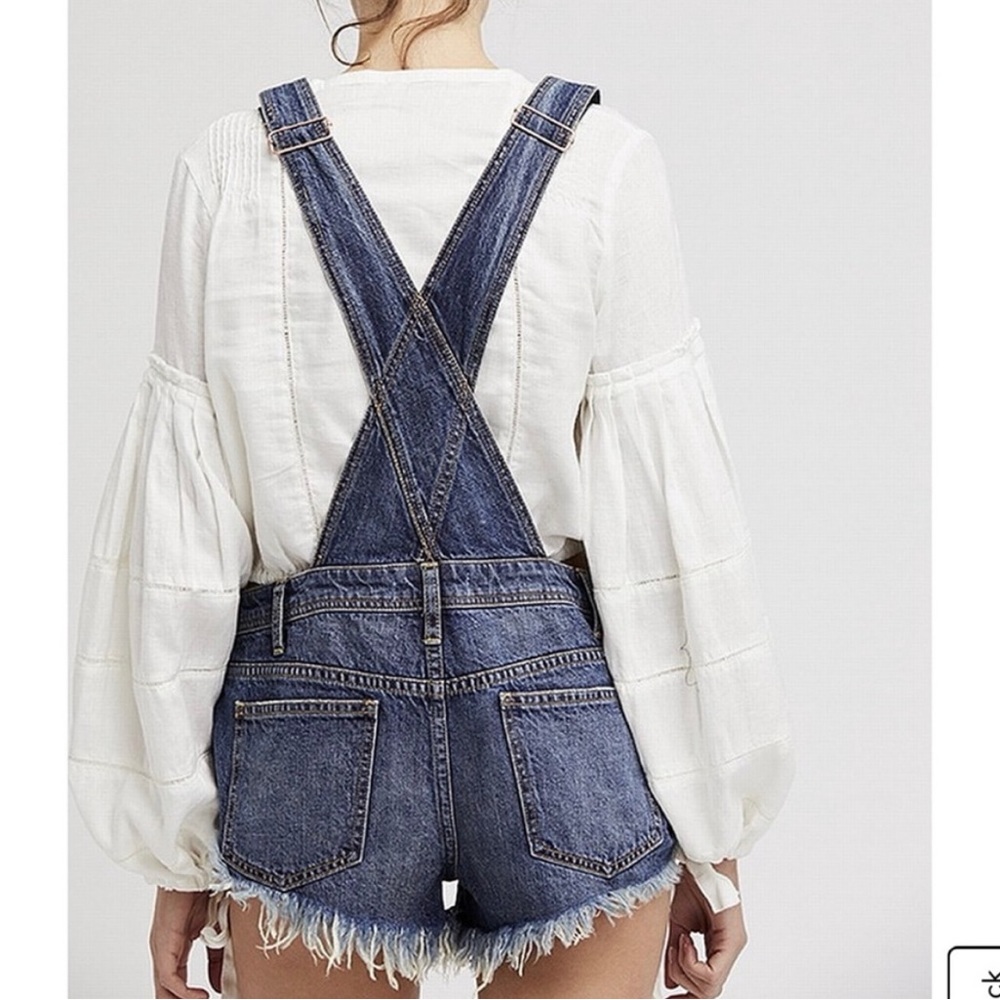 NWT Free People “Harvey” overalls.